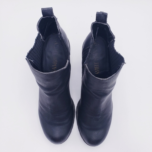 Sam & Libby Chelsea Ankle Boots Black Chunky Platform Boot Lug Sole Size 9.5 - Picture 6 of 13